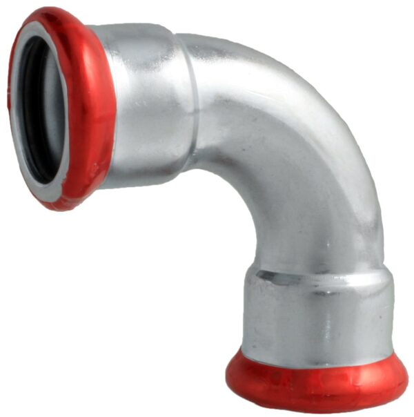 VTE press Staalverzinkt insteekbocht 90°