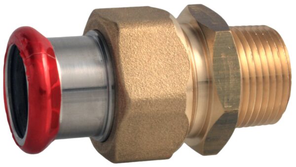 VTE Press Staalverzinkt 3-Delige koppeling Vlak