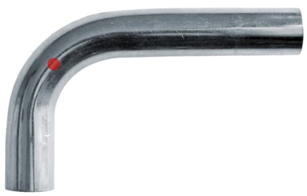 VTE press Staalverzinkt insteekbocht 90°