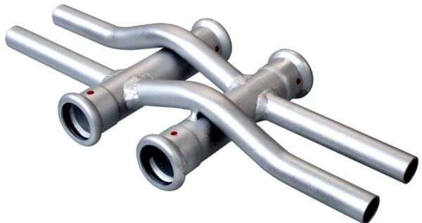 VTE Press Staalverzinkt kruisingpaar Dubbel