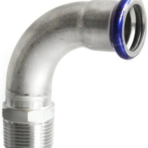 VTE Press RVS Bocht 90º Conisch