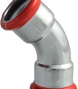 VTE press Staalverzinkt bocht 45°