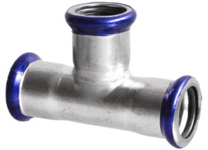 VTE press RVS T-stuk