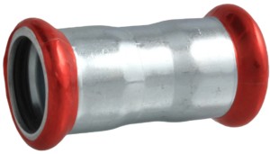 VTE press staalverzinkte rechte koppeling