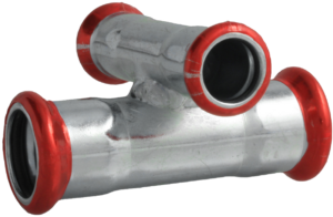 VTE press staalverzinkt passeerkruisstuk