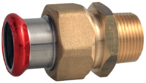 VTE press staalverzinkte 3-delige koppeling vlak conisch