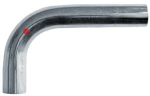 VTE press staalverzinkte insteekbocht 90°