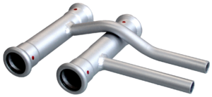 VTE press staalverzinkt kruisingpaar enkel