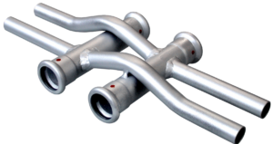 VTE press staalverzinkt kruisingpaar dubbel