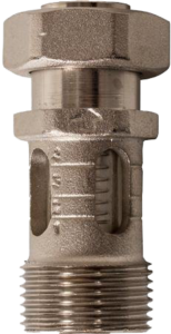 VTE retourflowmeter 3/4" voor montage op kraan