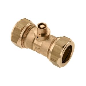 BONFIX 82781 Rechte koppeling met ontl. 22x22 mm.